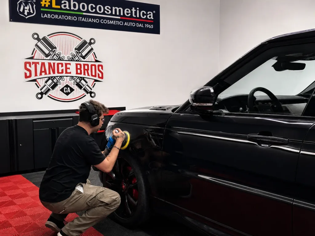 Stance Bro high-end car detailing workshop in Calgary